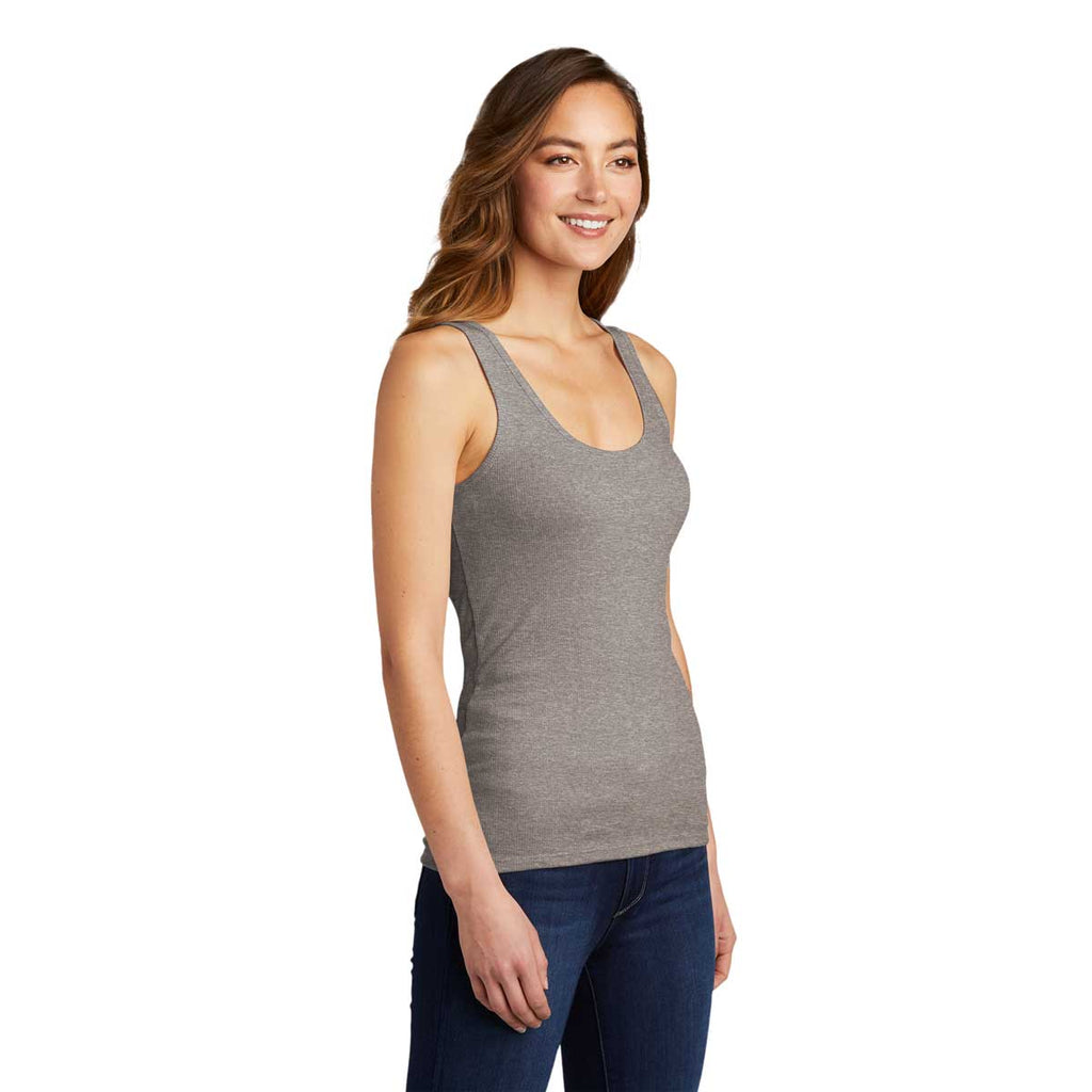 District Women's Grey Frost V.I.T. Rib Tank