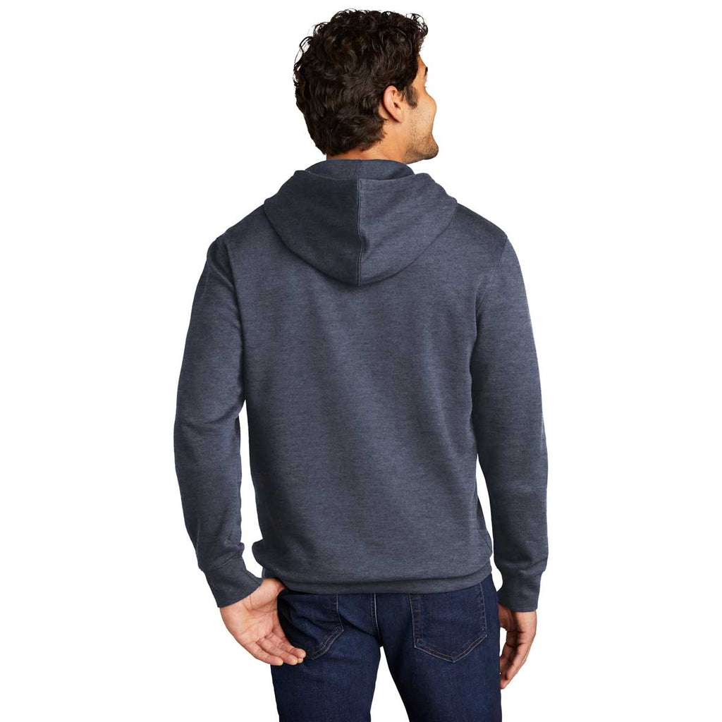 District Men's Heathered Navy V.I.T. Fleece Hoodie