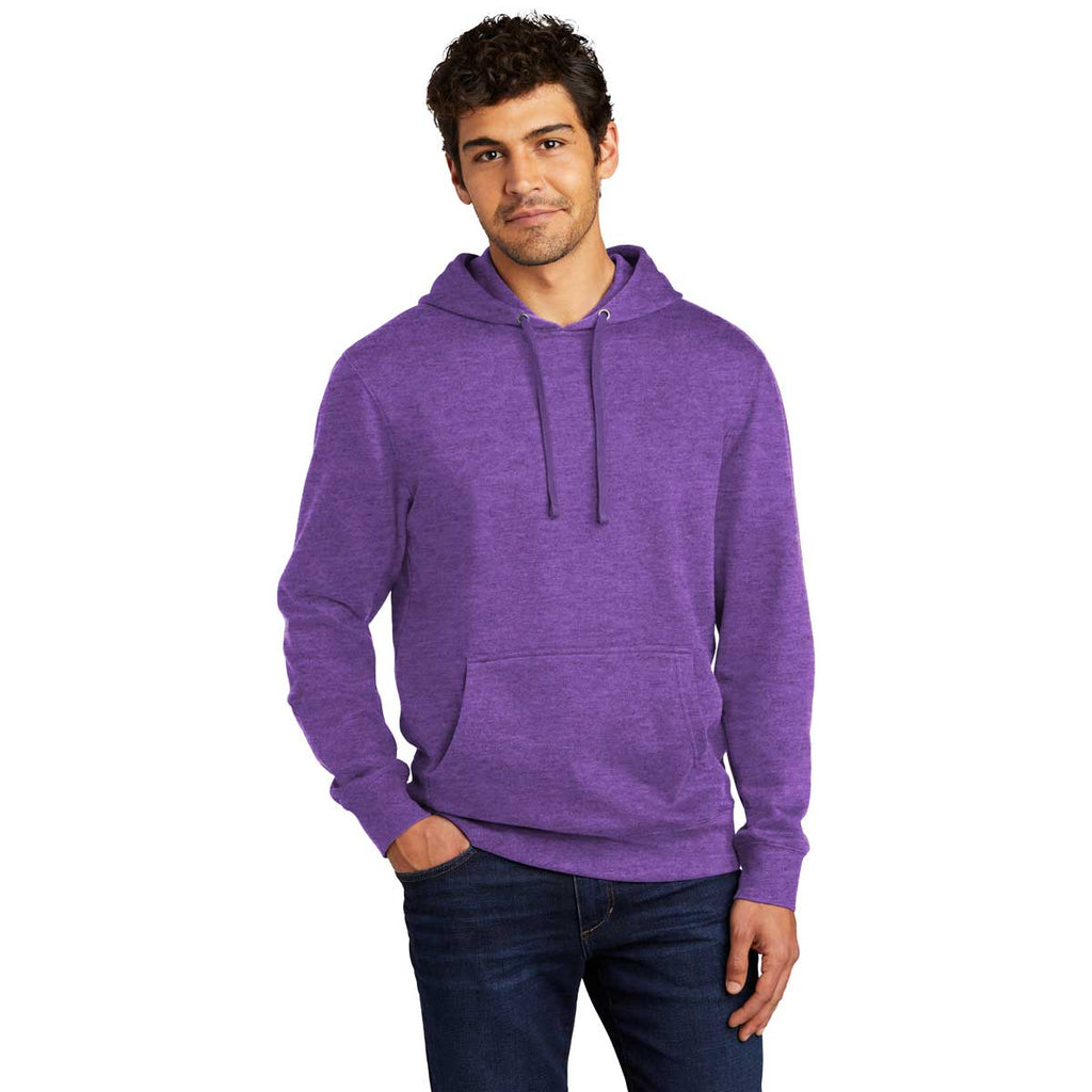 District Men's Heathered Purple V.I.T. Fleece Hoodie