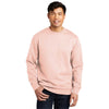 District Men's Rosewater Pink V.I.T. Fleece Crew