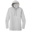 District Women's Light Heather Grey Featherweight French Terry Hoodie