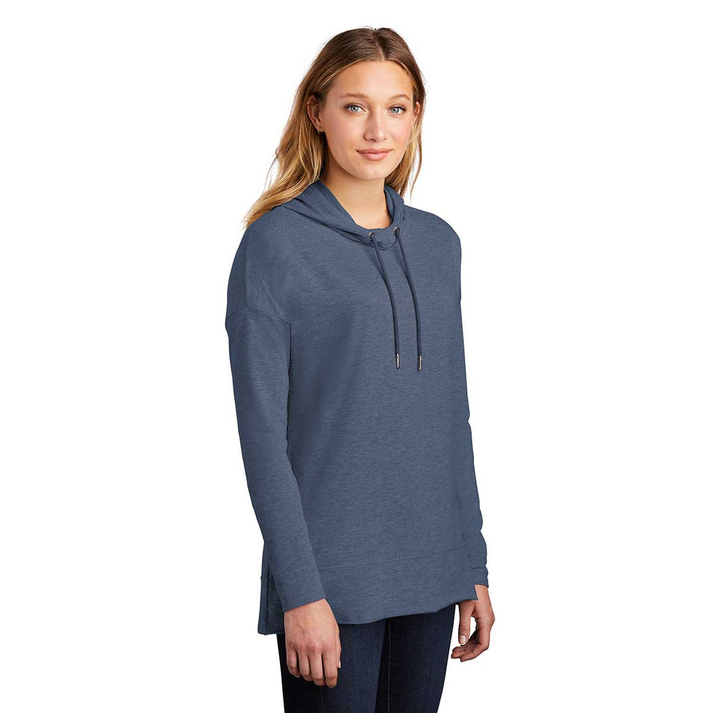 District Women's Washed Indigo Featherweight French Terry Hoodie