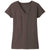 District Women's Deep Brown Heather Re-Tee V-Neck