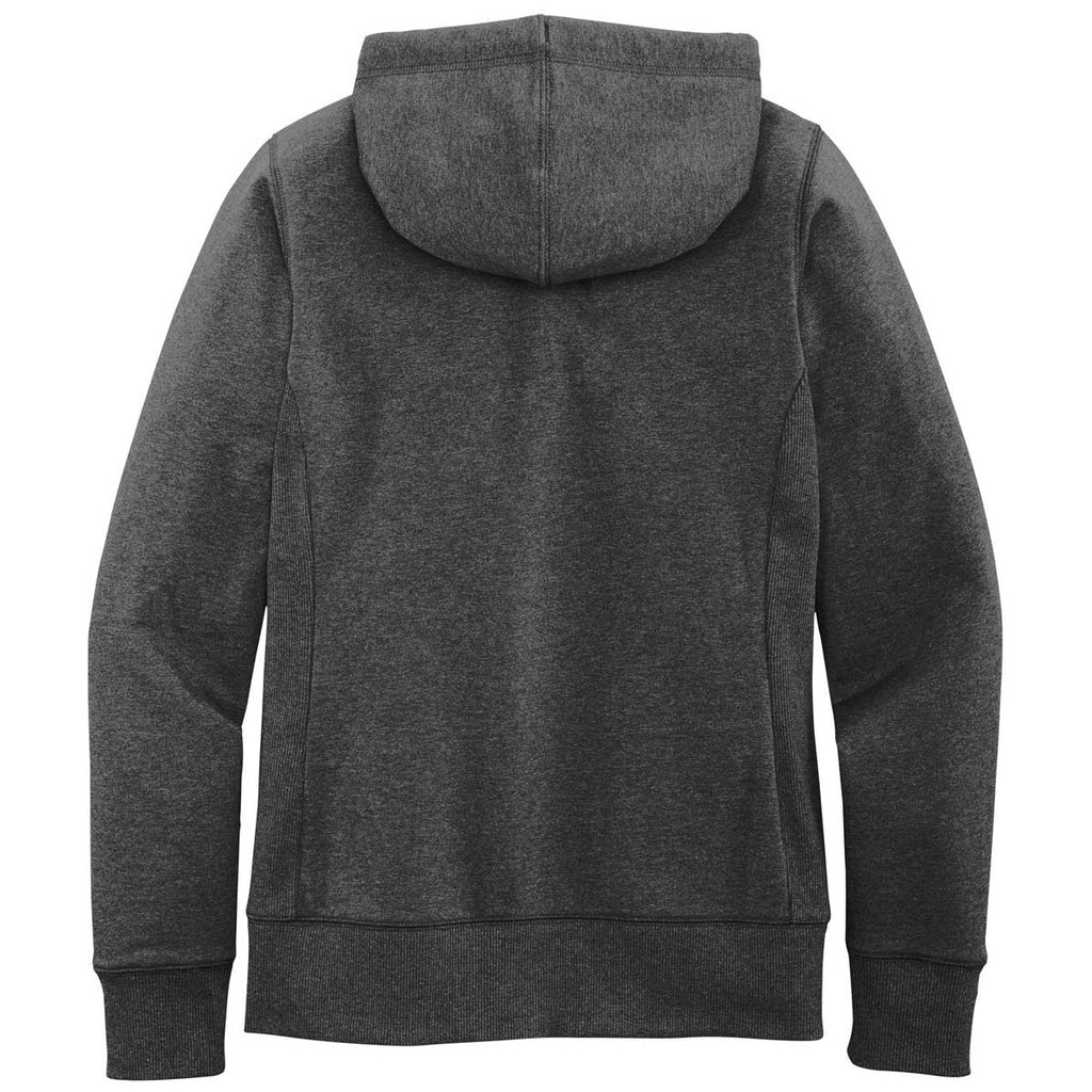 District Women's Charcoal Heather Re-Fleece Full-Zip Hoodie