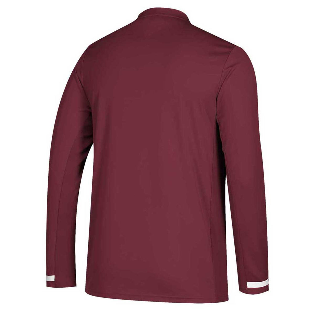 adidas Men's Collegiate Burgundy/White Team 19 Long Sleeve Jersey