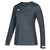 adidas Women's Grey/White Team 19 Long Sleeve Jersey