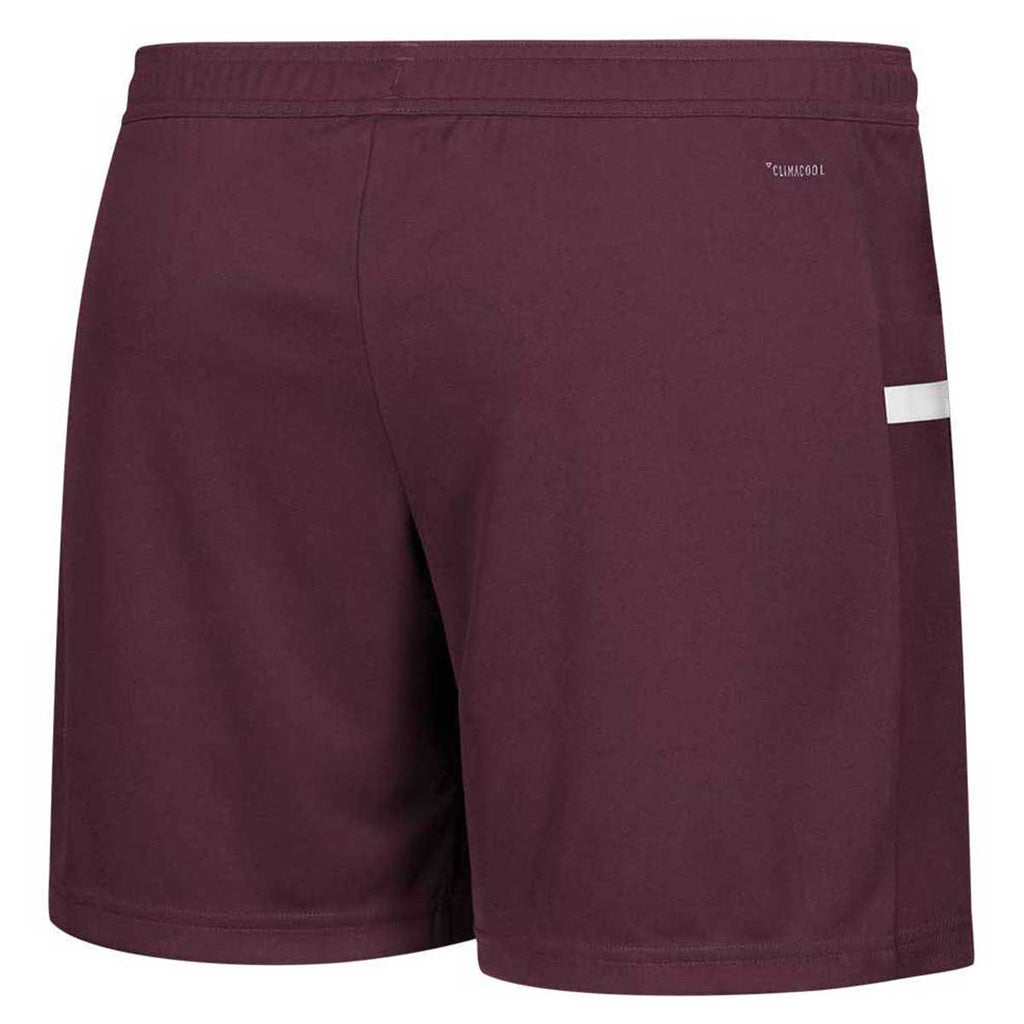 adidas Women's Maroon/White Team 19 Knit Shorts