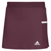 adidas Women's Maroon/White Team 19 Skort