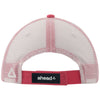 Ahead Red/White Mesh Solana Cap