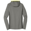 Eddie Bauer Men's Metal Grey/Grey Steel/Citron Sport Hooded Full-Zip Fleece Jacket