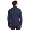 Eddie Bauer Men's River Blue Heather Sweater Fleece Quarter Zip