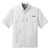 Eddie Bauer Men's White S/S Performance Fishing Shirt