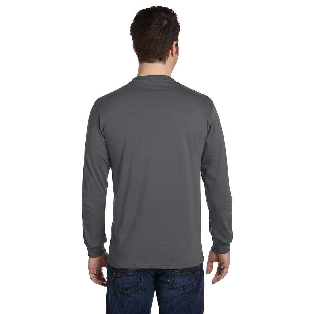 Econscious Men's Charcoal Organic Cotton Classic Long-Sleeve T-Shirt