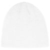 adidas White Cuffless Knit Beanie