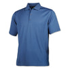 BAW Men's Columbian Blue Eco Cool Tek Short Sleeve Polo