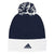 adidas Collegiate Navy Cuffed Pom Beanie