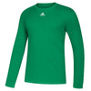 adidas Men's Green Amplifier Long Sleeve Tee