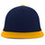 Pacific Headwear Navy/Gold Premium A/C2 Performance FlexFit Cap