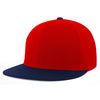 Pacific Headwear Red/Navy Premium A/C2 Performance FlexFit Cap