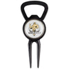 Gold Bond Inc Black Bottle Opener Tool With Ball Marker