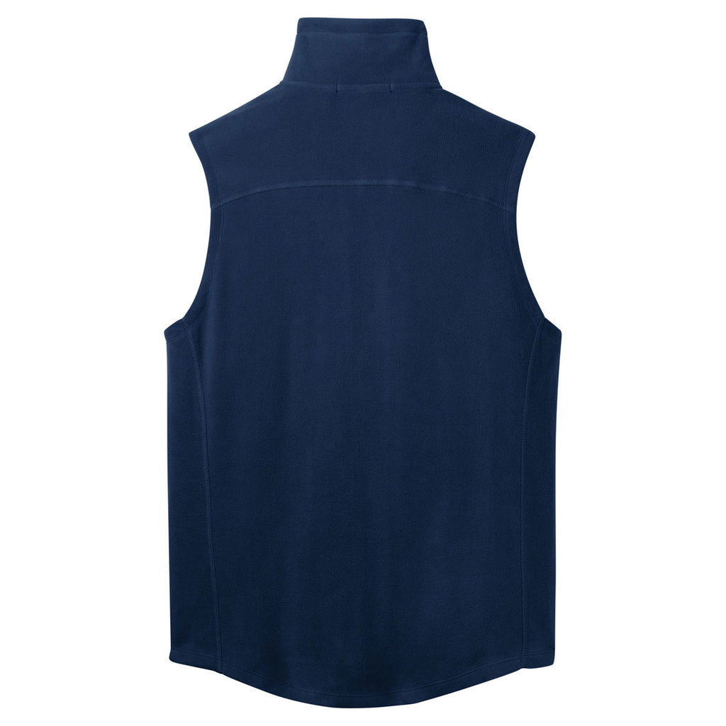 Port Authority Men's True Navy Microfleece Vest