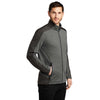 Port Authority Men's Grey Smoke Heather/Grey Smoke Grid Fleece Jacket