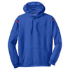 Sport-Tek Men's True Royal/True Red Tech Fleece Colorblock Hooded Sweatshirt