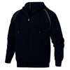 BAW Navy Full Zip Hooded Fleece Sweatshirt