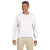 Hanes Men's White 9.7 oz. Ultimate Cotton 90/10 Fleece Crew