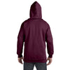 Hanes Men's Maroon 9.7 oz. Ultimate Cotton 90/10 Full-Zip Hood