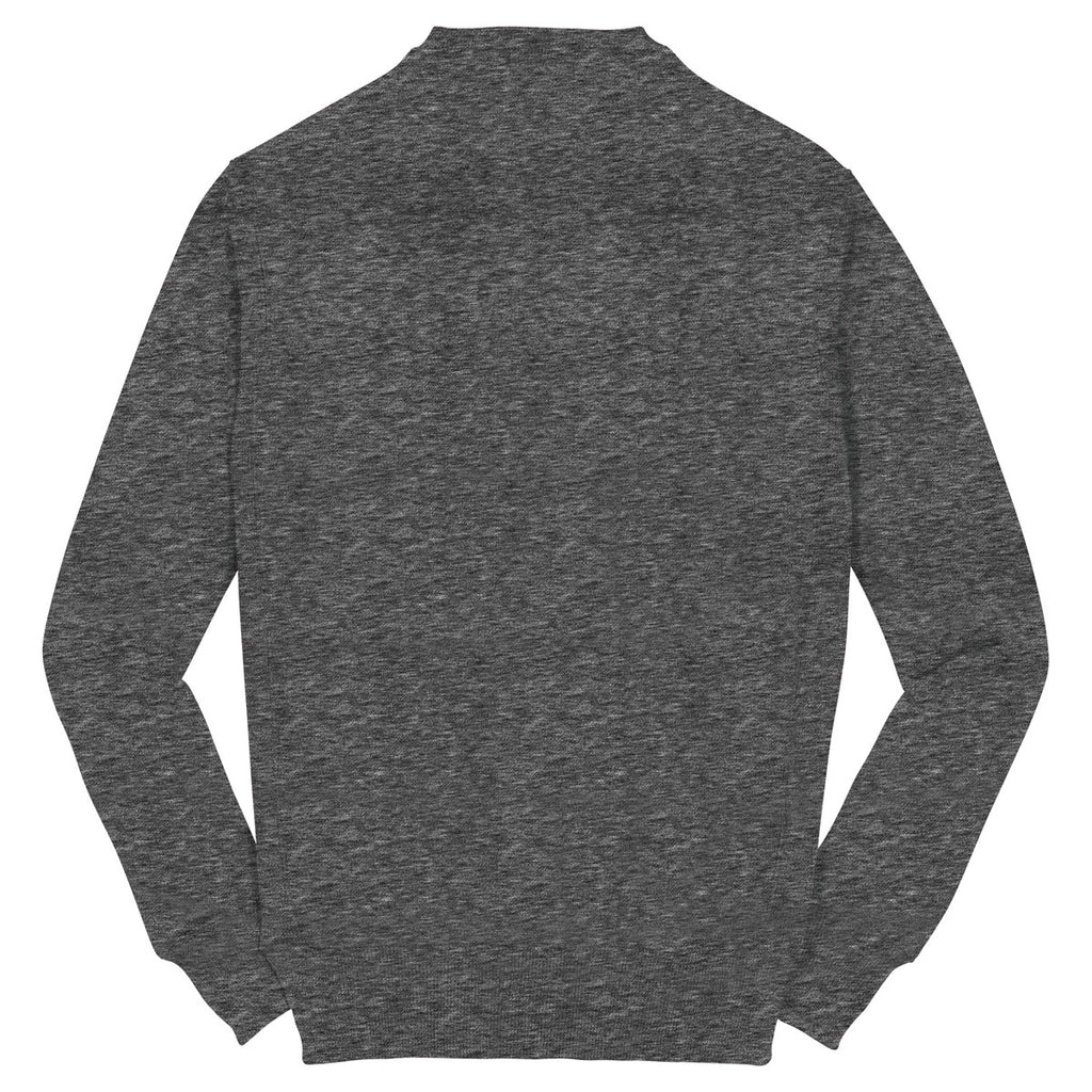 Sport-Tek Men's Graphite Heather Super Heavyweight Crewneck Sweatshirt