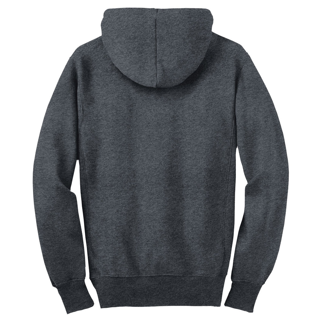 Sport-Tek Men's Graphite Heather Super Heavyweight Full-Zip Hooded Sweatshirt