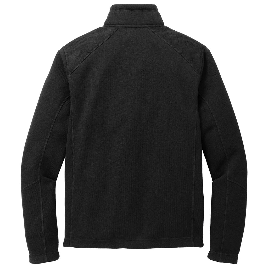 Port Authority Men's Deep Black Arc Sweater Fleece Jacket