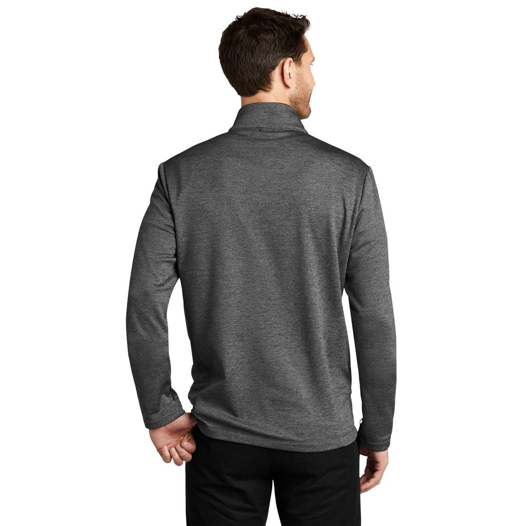 Port Authority Men's Sterling Grey Heather Collective Striated Fleece Jacket