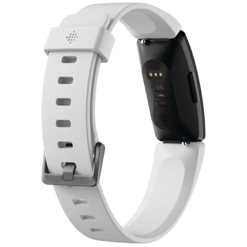 Fitbit White Inspire HR Fitness Tracker with Heart Rate