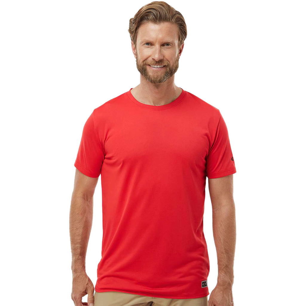 Oakley Men's Team Red Team Issue Hydrolix T-Shirt