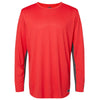 Oakley Men's Team Red Team Issue Hydrolix Long Sleeve T-Shirt