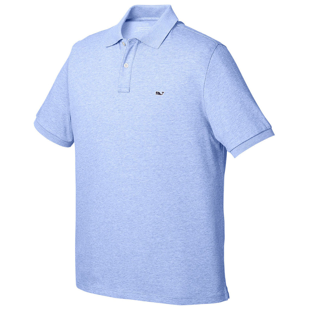 Vineyard Vines Men's Tide Blue Edgartown Pique Polo