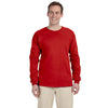 Gildan Men's Red Ultra Cotton Long Sleeve T-Shirt