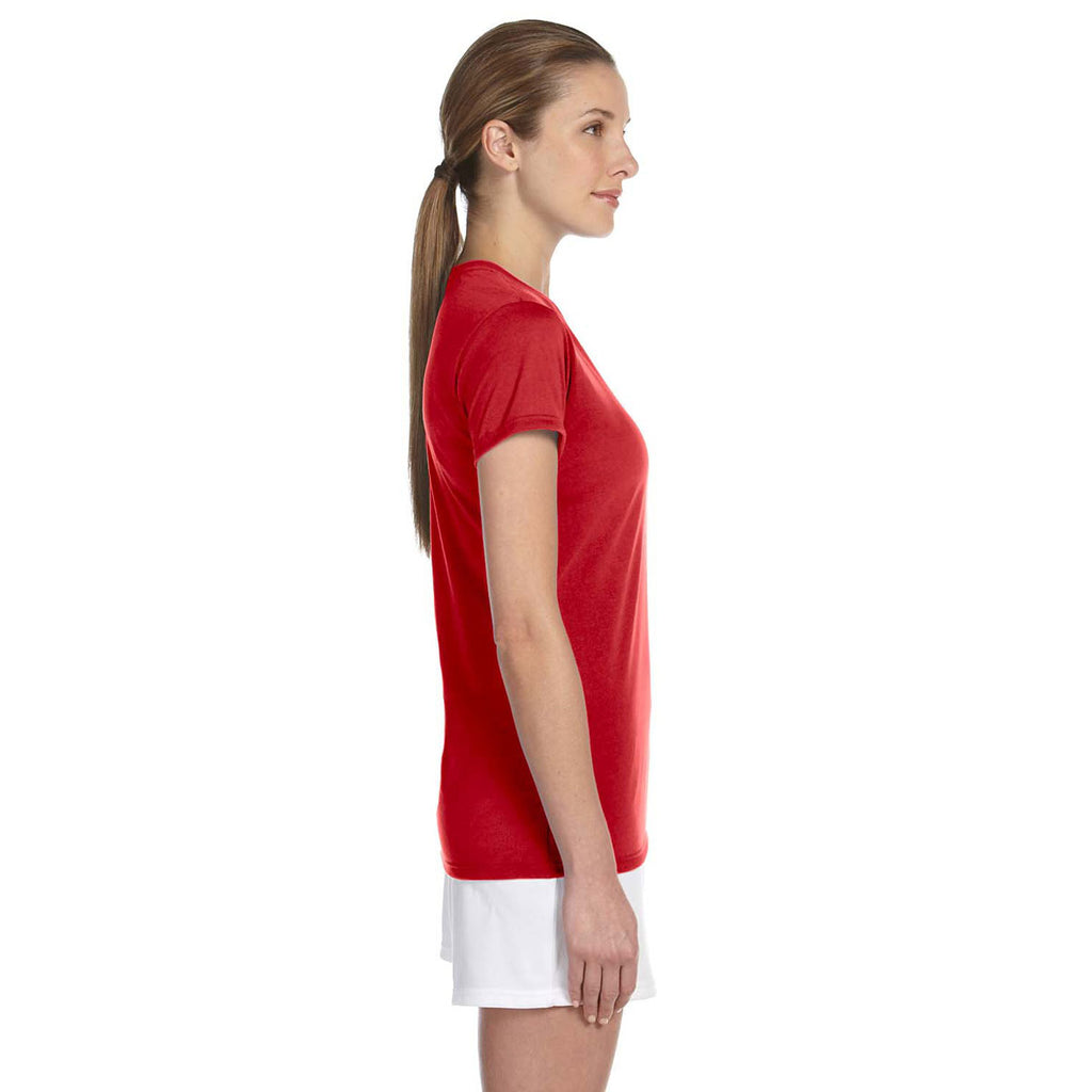 Gildan Women's Red Performance 5 oz. T-Shirt