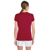 Gildan Women's Cardinal Red Performance 5 oz. T-Shirt