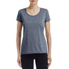 Gildan Women's Heather Sport Dark Navy Performance Core T-Shirt