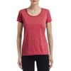 Gildan Women's Heather Sport Scarlet Red Performance Core T-Shirt