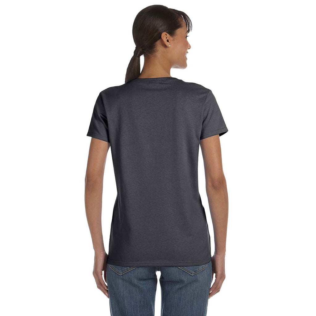 Gildan Women's Charcoal 5.3 oz. T-Shirt