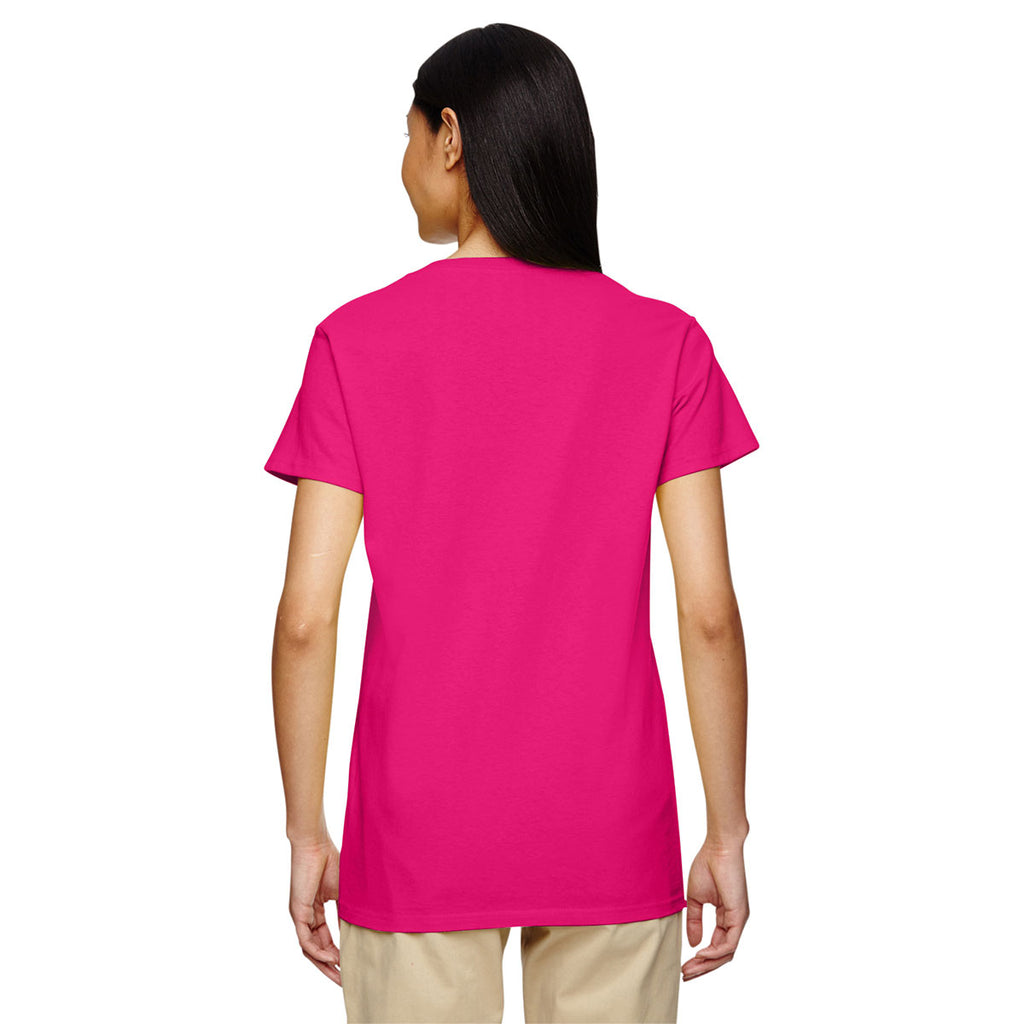 Gildan Women's Heliconia 5.3 oz. V-Neck T-Shirt