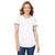 Gildan Women's White/Graphite Heather Heavy Cotton Victory T-Shirt