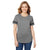 Gildan Women's Graphite Heather/Black Heavy Cotton Victory T-Shirt