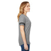 Gildan Women's Graphite Heather/Black Heavy Cotton Victory T-Shirt