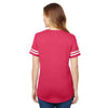 Gildan Women's Heather Red/White Heavy Cotton Victory T-Shirt