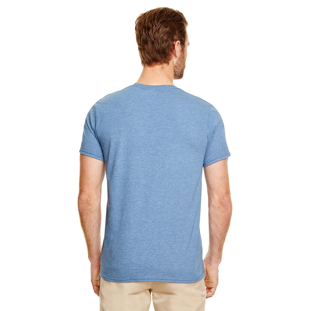 Gildan Men's Heather Indigo Softstyle 4.5 oz. T-Shirt